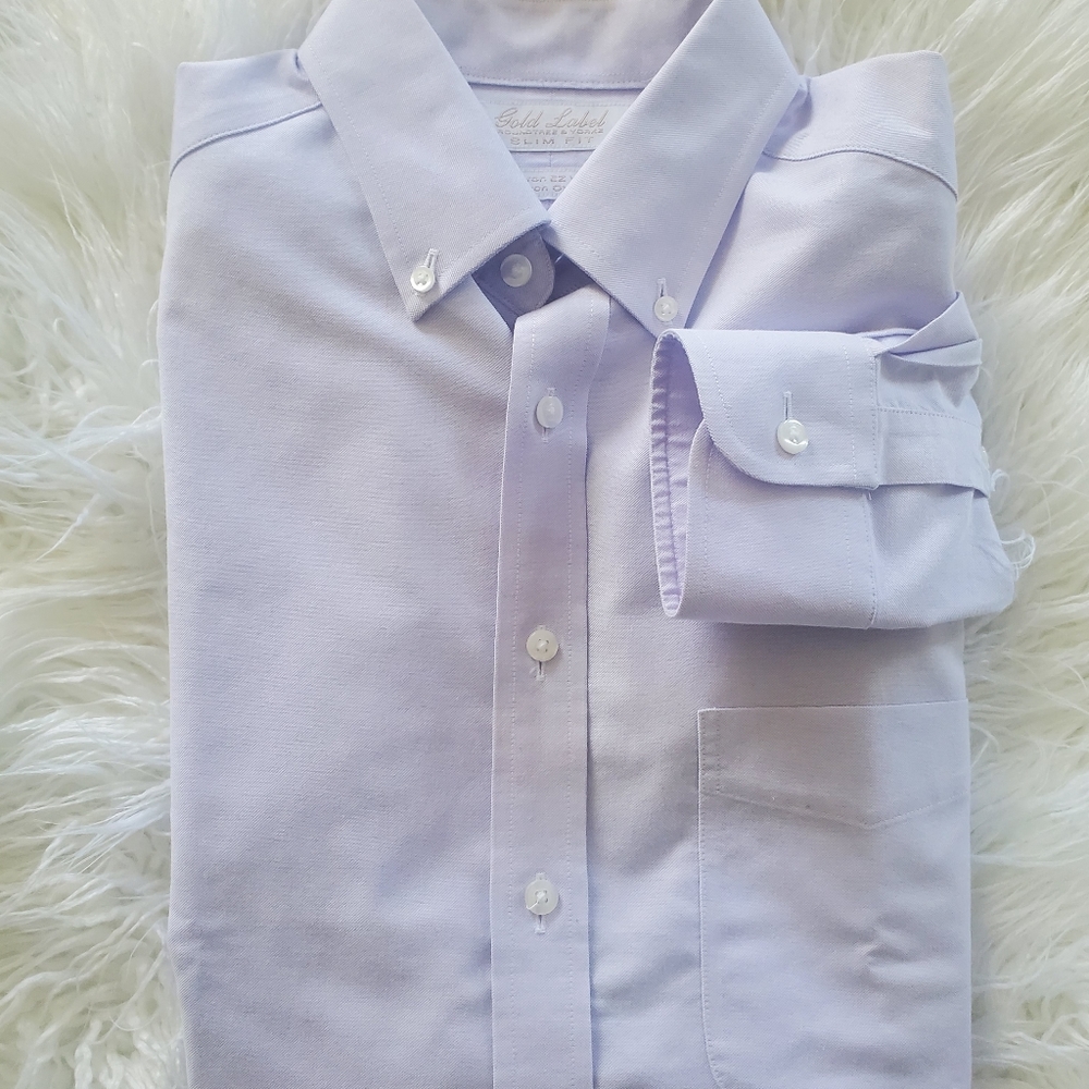 new ✨️ gold label-slim fit collar shirt